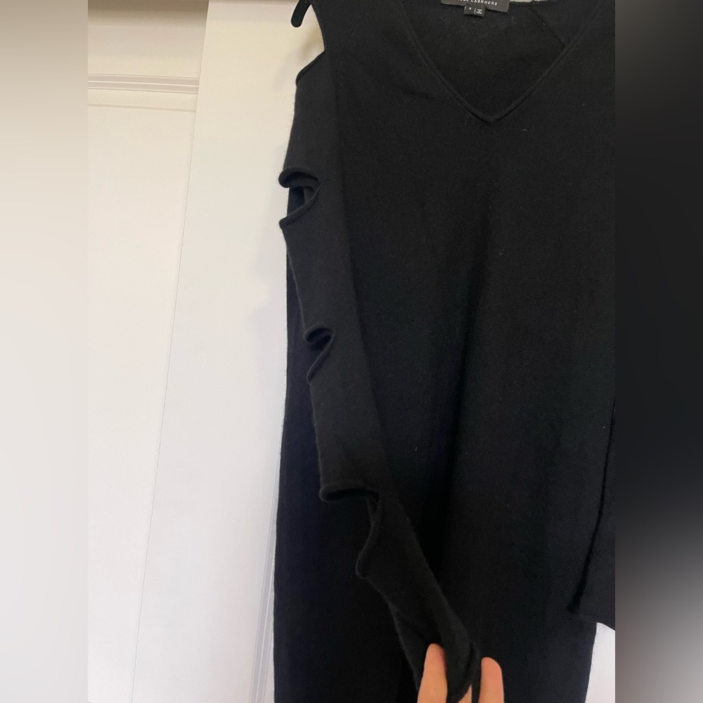 Skull Cashmere Black Long Sleeve - Picture 2 of 5